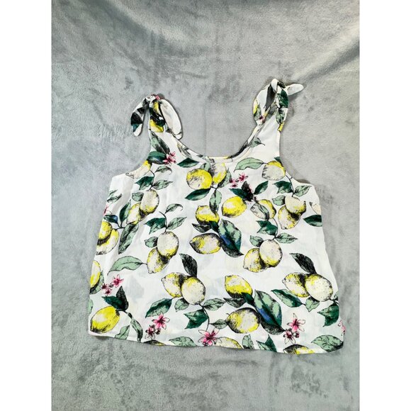 So womens XXLarge  flowy crepe tank top scoopmeck plus size off white - Picture 7 of 9